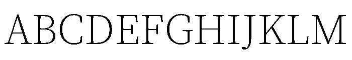 Alga Variable Light Font UPPERCASE