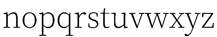 Alga Variable Light Font LOWERCASE