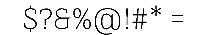 Alga Variable Regular Font OTHER CHARS