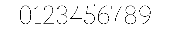 Alight Slab Extra Light Font OTHER CHARS