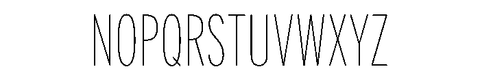Allotrope Variable Extra Light Font UPPERCASE