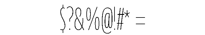 Allotrope Variable Regular Font OTHER CHARS