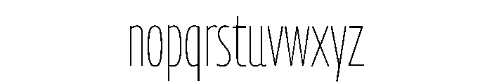 Allotrope Variable Regular Font LOWERCASE