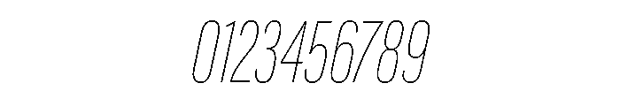 Allotrope Variable Thin Italic Font OTHER CHARS