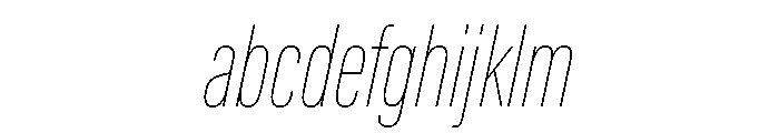 Allotrope Variable Thin Italic FONT