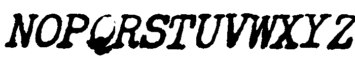 Allotropic Medium Italic Font UPPERCASE