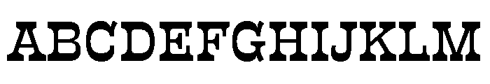 Allotropic Semibold Font UPPERCASE