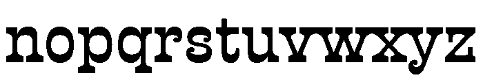 Allotropic Semibold Font LOWERCASE