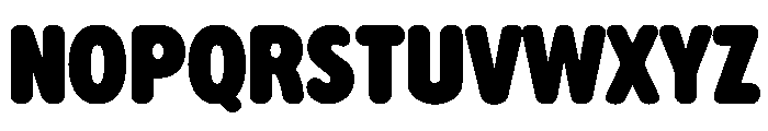 Alphabet Soup Regular Font LOWERCASE
