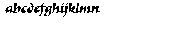 Alexia Bold Italic Font LOWERCASE