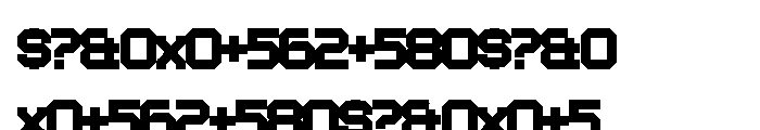 Alloy Extra Bold Font OTHER CHARS