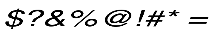 Alps Extended Italic Font OTHER CHARS