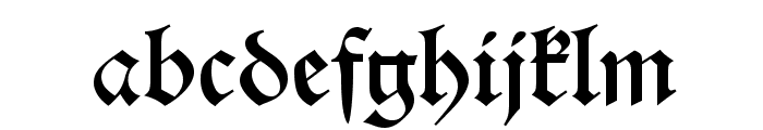 Alte-Schwabacher-Regular Font LOWERCASE