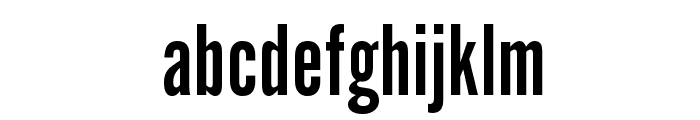 Alternate-Gothic-No1-Regular Font LOWERCASE