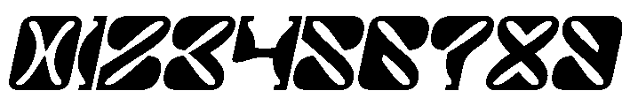 ALIEN UFO Bold Italic Font OTHER CHARS