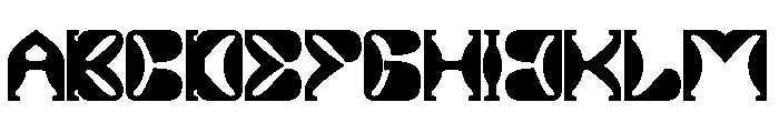 ALIEN UFO Bold Font UPPERCASE