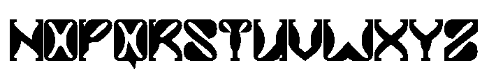 ALIEN UFO Bold Font UPPERCASE