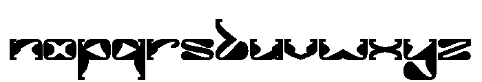 ALIEN UFO Bold Font LOWERCASE