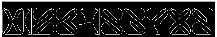 ALIEN UFO-Hollow-Inverse Font OTHER CHARS