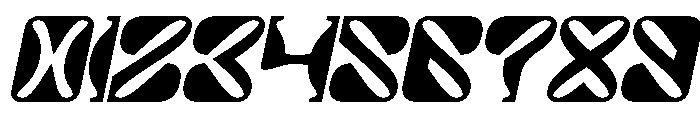 ALIEN UFO Italic Font OTHER CHARS