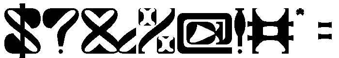 ALIEN UFO-Light Font OTHER CHARS