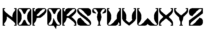 ALIEN UFO-Light Font UPPERCASE