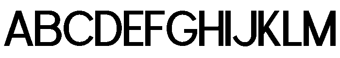 ALREVO-Regular Font UPPERCASE