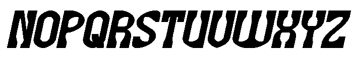 ALTERNATIVE FUTURE Bold Italic Font UPPERCASE