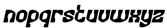 ALTERNATIVE FUTURE Bold Italic Font LOWERCASE