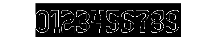 ALTERNATIVE FUTURE-Hollow-Inver Font OTHER CHARS
