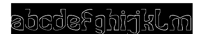 ALTERNATIVE FUTURE-Hollow-Inver FONT