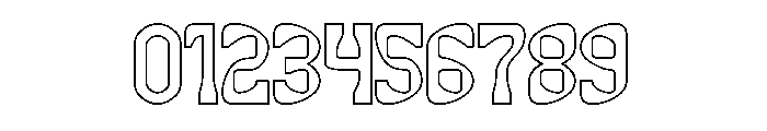 ALTERNATIVE FUTURE-Hollow Font OTHER CHARS