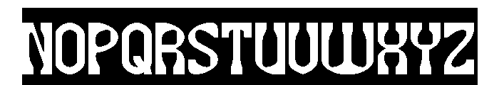 ALTERNATIVE FUTURE-Inverse Font UPPERCASE