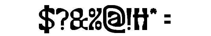 ALTERNATIVE FUTURE Font OTHER CHARS
