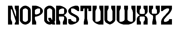 ALTERNATIVE FUTURE Font UPPERCASE