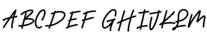 Al Khawid Font UPPERCASE