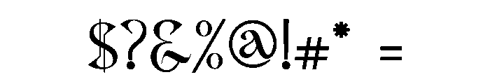 Al Maryah Font OTHER CHARS