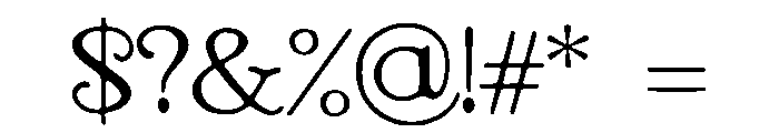 Alaia Font OTHER CHARS