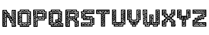Alain Regular Font UPPERCASE