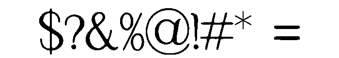 Alani Font OTHER CHARS
