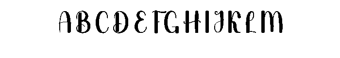 Alanta Handmade Font UPPERCASE