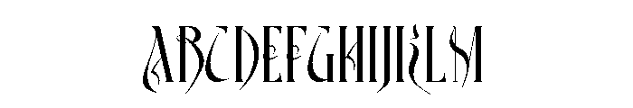 Albert Storm Font UPPERCASE
