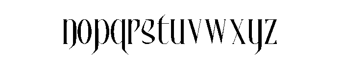 Albert Storm Font LOWERCASE