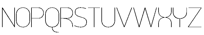 Albertine Thin Font UPPERCASE