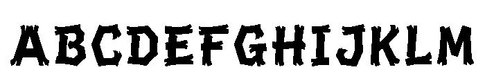 Alby Regular Font UPPERCASE