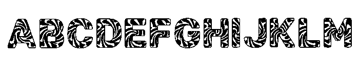 Alcea Regular Font UPPERCASE