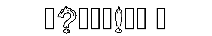 Alced Regular Font OTHER CHARS