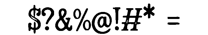Alchemist_Engraved Font OTHER CHARS