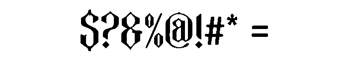 Alchemora Font OTHER CHARS