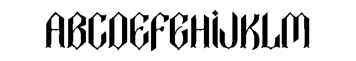 Alchemora Font UPPERCASE